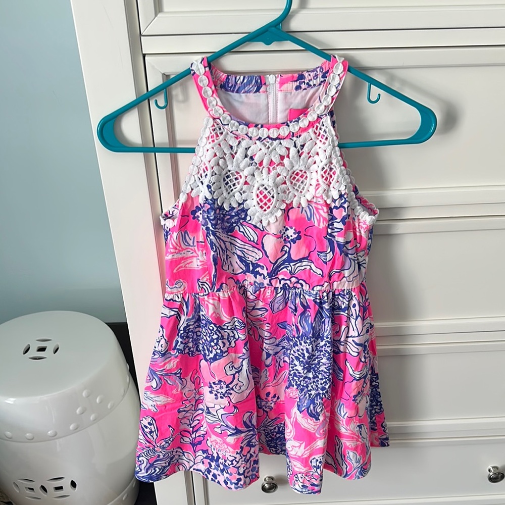 Lily Pulitzer Girls Sleeveless dress size 8